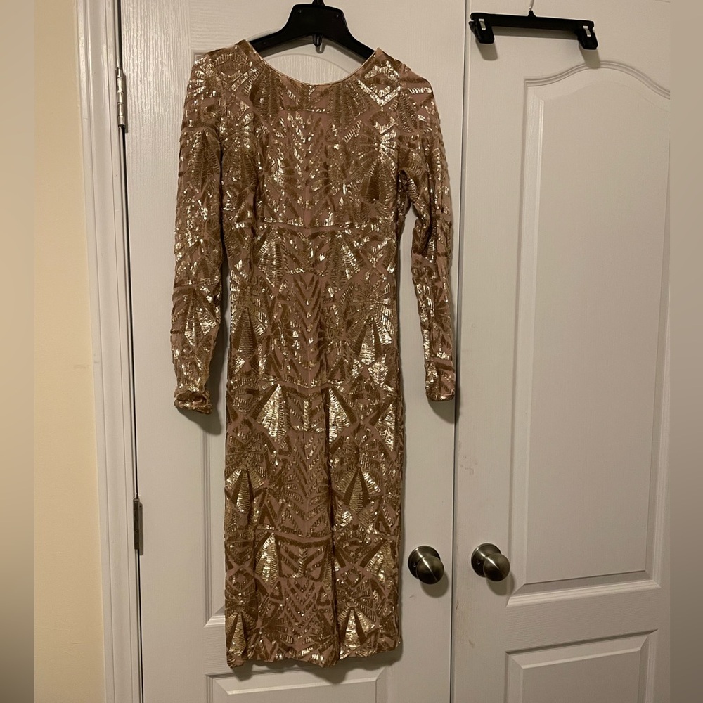 Dress The Population Geometric Party Dress